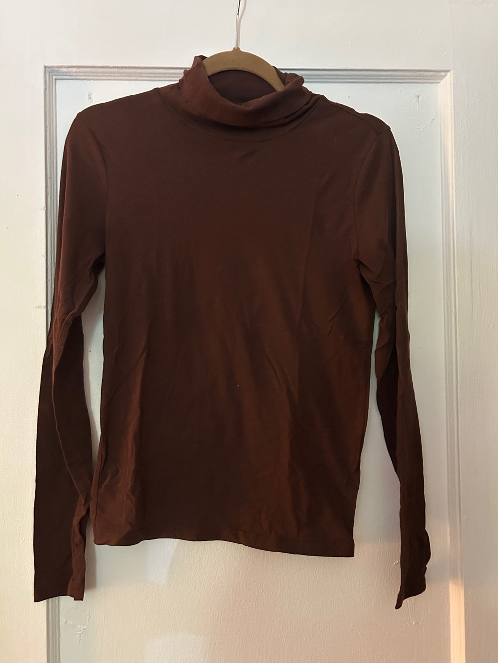 J.Crew Brown Long-Sleeve Turtleneck